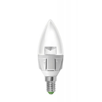 LED Лампа EUROLAMP ЕКО серія "D" CL прозора 6W E14 4000K