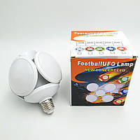 Лампочка люстра світлодіодна розкладна LED-лампа 40 Вт 220 В Football UFO Lamp