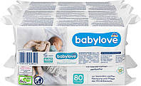 Детские влажные салфетки Babylove 320шт