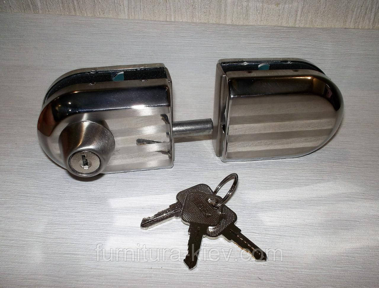 Замок для распашных стеклянных дверей маленький под Ключ: продажа, цена ...
