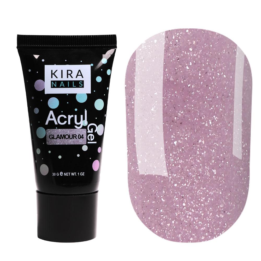 Акригель Kira Acryl Gel Glamour 04, 30 г