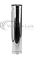 Труба димохідна L-довжина-1m товщина 0,6 мм Ø 100 Версія Люкс ВЛ, фото 2