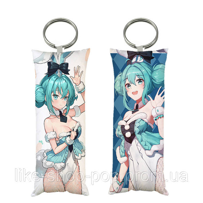 Брелок Мини-дакимакура Аниме Мику Вокалоид 4*10 См (br0076) — Купить ...