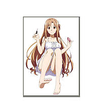 Постер плакат Асуна аниме Мастера меча онлайн Sword Art Online 42х29 см А3 (poster_0385)