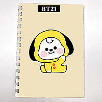 Блокнот Скетчбук k-pop Чимми BTS BT21 (sk0028)