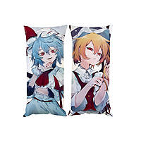 Подушка аниме Фландре Ремилия Скарлет TouHou двухсторонняя 50*30 см (pp0403)