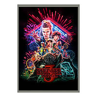 Постер плакат Очень странные дела Stranger Things 42х29 см А3 (poster_0475)