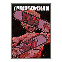 Постер плакат аниме Дэнджи Человек-бензопила Chainsaw Man 42х29 см А3 (poster_0482)