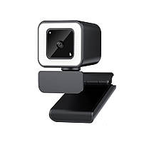 Веб-камера USB 2K з кільцевої підсвічуванням і заповнює світлом