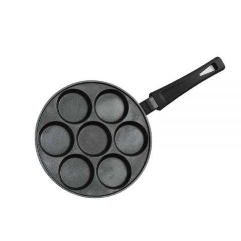 Сковорода для млинців Биол (без смайлів) 24 см Колір чорний СО-24ZП, фото 1