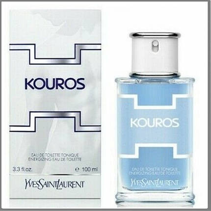Yves Saint Laurent Kouros Tonique Energizing туалетна вода 100 ml. (Ів Сен Лоран Корус Тонік Енерджайзер), фото 1