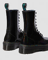 Черевики Dr. Martens Jadon Hi Rainbow Patent Platform Boots, фото 4