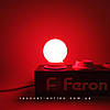Світлодіодна LED-лампа Feron LB-378 1 W E27 RGB для гірлянди битлайт (плавна зміна кольору), фото 8