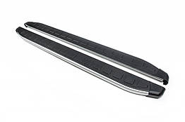 Бокові пороги Fullmond Erkul для Toyota Highlander 2008-2013 Алюміній (2 шт.)