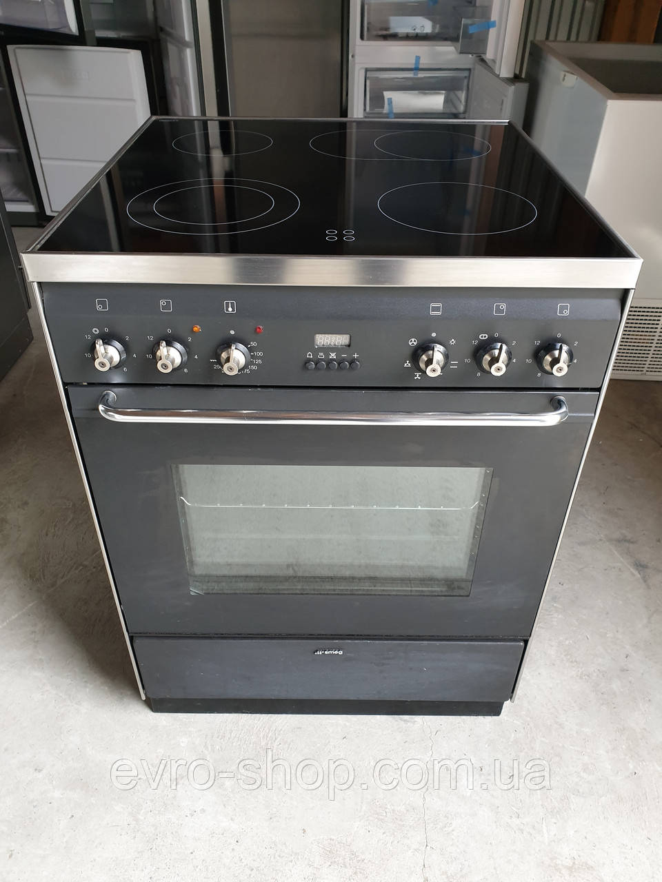 Плита електрична склокераміка SMEG Made in Italy, фото 1