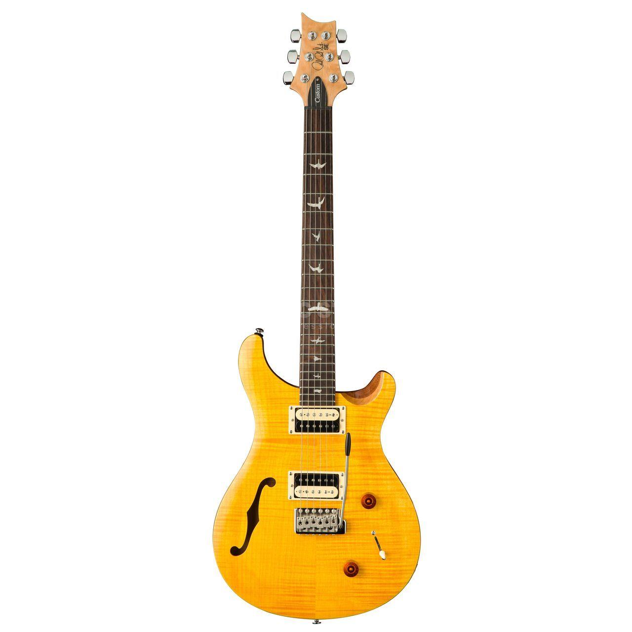 Електрогітара PRS SE Custom 22 Semi-Hollow (Santana Yellow), фото 1
