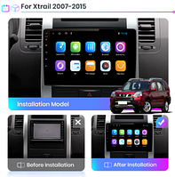 Junsun 4G Android магнітола для Nissan x-Trail X Trail Qashqai 1998-2012