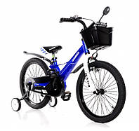 Велосипед дитячий 1650D-HAMMER HUNTER з корзинкою,синій
