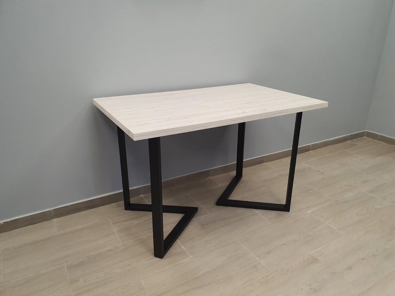 Стіл обідній Дельта метал Чорний оксамит стільниця ДСП 1200*750 мм (Tenero TM)