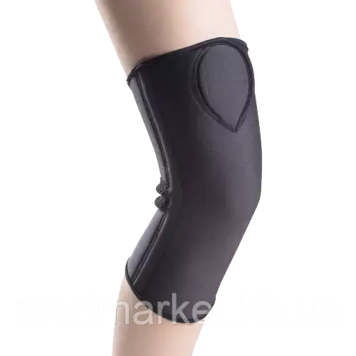 Бандаж на колінний суглоб із металевими спіральними ребрами жорсткості К-1У