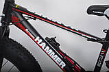 Велосипед "S800 HAMMER EXTRIME" Колеса 24'х4,0. Алюмінієва рама 15'' ФЕТБАЙК, фото 4