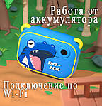 Фотоапарат миттєвого друку Wi-print YT03 Dino динозавр. Цифровий дитячий фотоапарат принтер Wi-print, фото 3