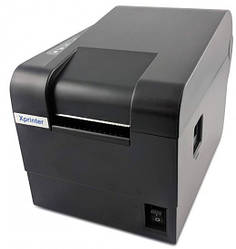 Термопринтер етикеток і чеків Xprinter XP-235B 60 мм, чорний