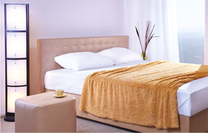 Двоспальне ліжко c матрацом «Каміла» 200 x 140 см