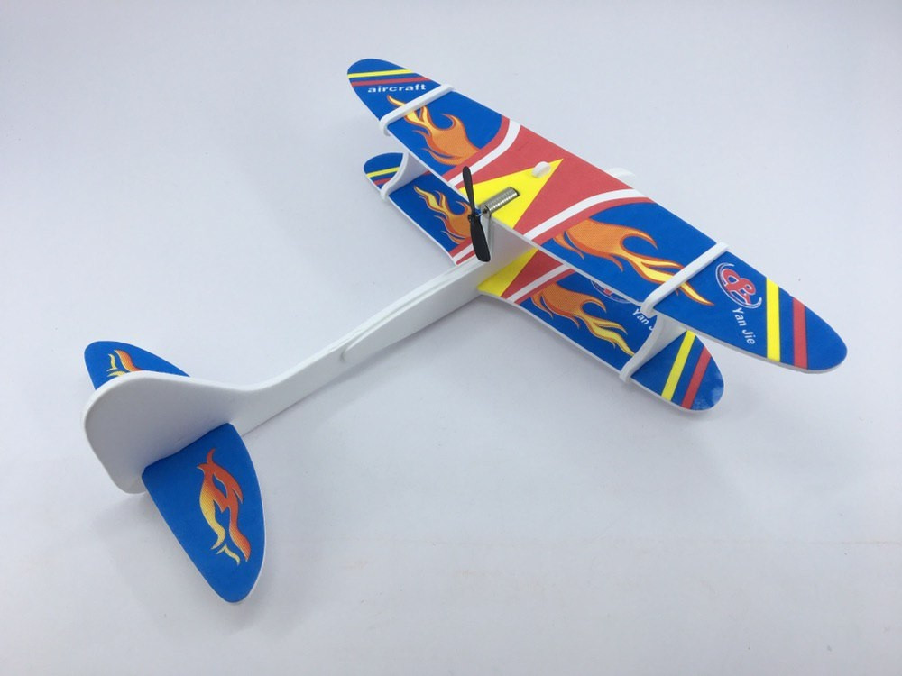 Літак з моторчиком Goods4u, метальний планер Aircraft з пропелером, фото 1
