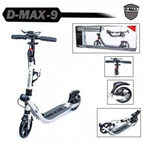 Самокат Scale Sports D-Max-9 Disc Білий (Дискові гальма)