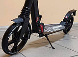 Двоколісний самокат Scale Sports SS-07 Чорний (USA) LED-ліхтарик, фото 4