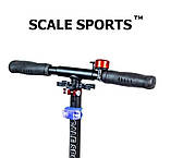 Двоколісний самокат Scale Sports SS-07 Чорний (USA) LED-ліхтарик, фото 7