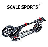 Двоколісний самокат Scale Sports SS-07 Чорний (USA) LED-ліхтарик, фото 8
