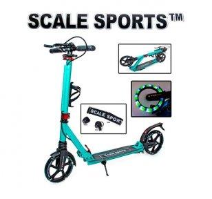 Самокат Scale Sports SS-20 LED Бірюзовий (світяться колеса)