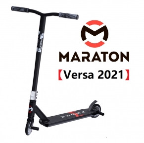 Самокат для трюків Maraton Versa Чорний (Литі колеса)