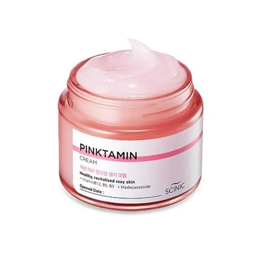 Гель-Крем із вітамінами Групи B для Сяйва Шкіра Scinic Pinktamin Cream 80ml