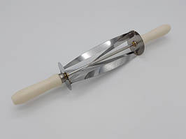 Кондитерська скалка ніж для нарізки тіста для круасанів з нержавіючої сталі L 48 cm / 22,5 * 8 cm