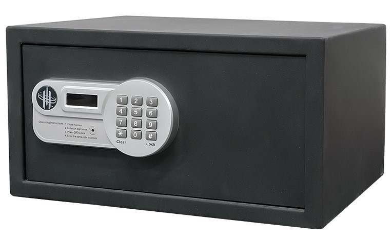 Сейф для готелю MINIBAR SYSTEMS SmartBox Laptop L 245 1 key чорний (Швейцарія)