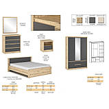 Комод 4Ш Доминика (Мебель-Сервис) 890х393х920мм, фото 2