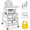 Крісло для годування сірий Ricokids 7090, фото 2