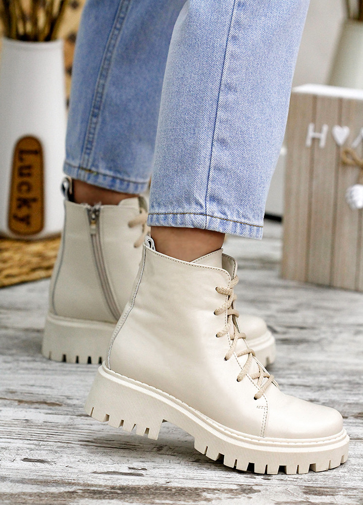 Берци св. беж натуральна шкіра 7806-28, фото 1