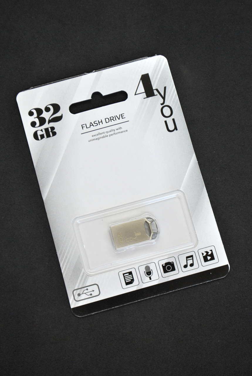 Флеш-накопичувач Usb 32Gb 4you 110 Metal series