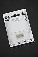 Флеш-накопитель Usb 64Gb 4you 110 Metal series