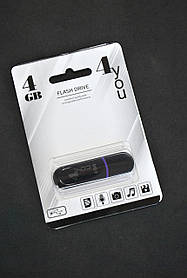 USB-накопичувач флешка на 4Gb 4you 012 Jet series Black