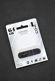 USB-накопичувач флешка на 64Gb 4you 012 Jet series Black