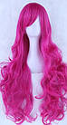 Перука пишне, хвилясте волосся 80 см, рожеве, фото 2