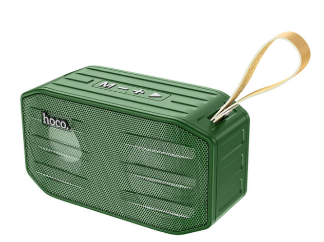 Портативна бездротова Bluetooth колонка HOCO BS42 IPX5 |Micro-SD card, USB, FM| Зелений
