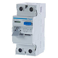 УЗО HAGER двухполюсное 2P , 25A , 300mA , AC, CF226J