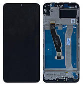 Дисплей + сенсор Huawei Y6P (2020)/ Honor 9A Чорний Ориинал в рамці (PRC)