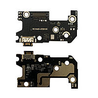 Нижняя плата Xiaomi Mi 8 (2018) с конектором зарядки + микрофон + компоненты